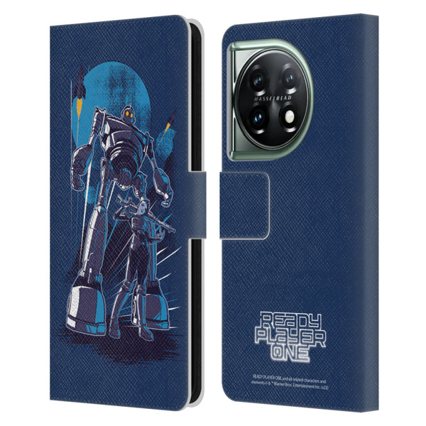 Ready Player One Graphics Iron Giant Leather Book Wallet Case Cover For OnePlus 11 5G