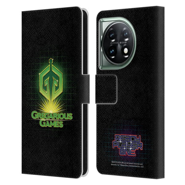 Ready Player One Graphics Logo Leather Book Wallet Case Cover For OnePlus 11 5G