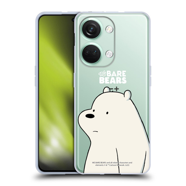We Bare Bears Character Art Ice Bear Soft Gel Case for OnePlus Nord 3 5G