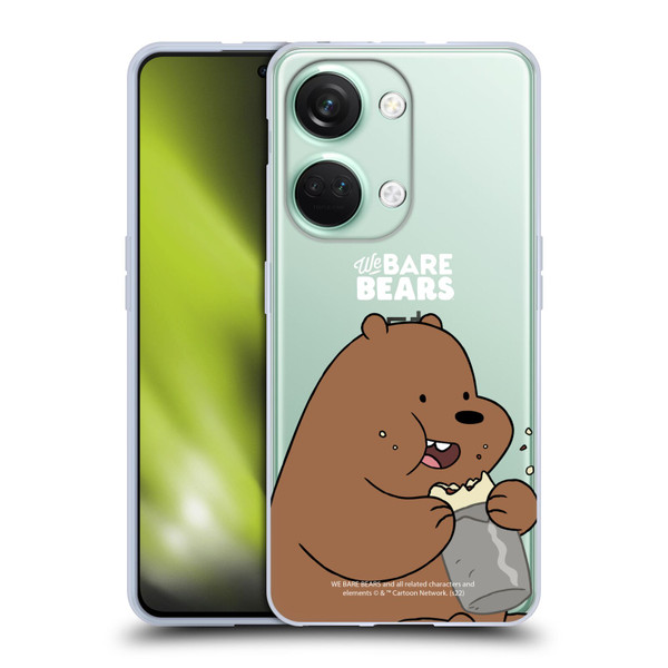 We Bare Bears Character Art Grizzly Soft Gel Case for OnePlus Nord 3 5G