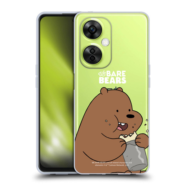 We Bare Bears Character Art Grizzly Soft Gel Case for OnePlus Nord CE 3 Lite 5G