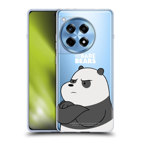 We Bare Bears Character Art Panda Soft Gel Case for OnePlus 12R