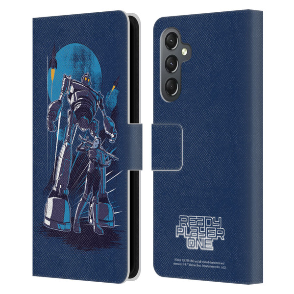 Ready Player One Graphics Iron Giant Leather Book Wallet Case Cover For Samsung Galaxy A25 5G