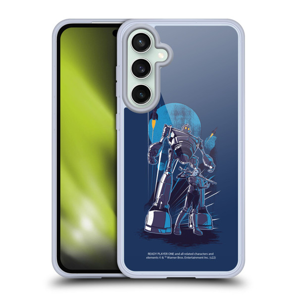 Ready Player One Graphics Iron Giant Soft Gel Case for Samsung Galaxy S23 FE 5G