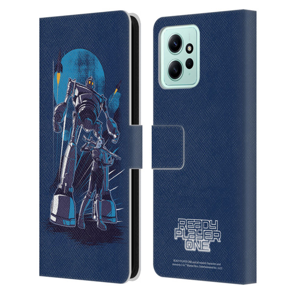 Ready Player One Graphics Iron Giant Leather Book Wallet Case Cover For Xiaomi Redmi 12