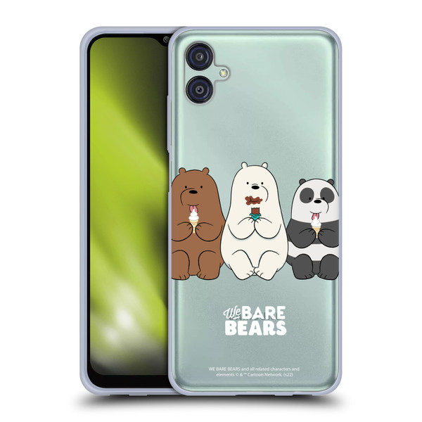 We Bare Bears Character Art Group 2 Soft Gel Case for Samsung Galaxy M04 5G / A04e