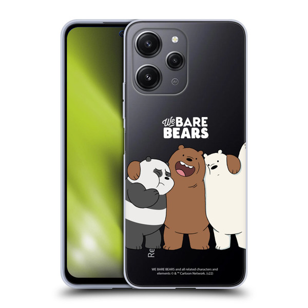 We Bare Bears Character Art Group 1 Soft Gel Case for Xiaomi Redmi 12