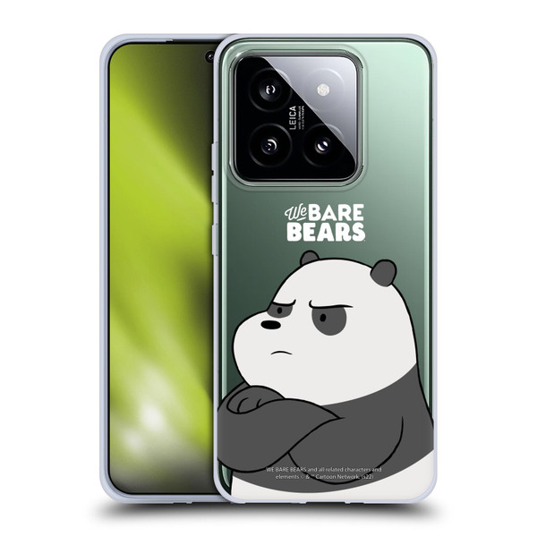 We Bare Bears Character Art Panda Soft Gel Case for Xiaomi 14