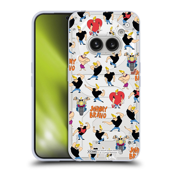 Johnny Bravo Graphics Pattern Soft Gel Case for Nothing Phone (2a)
