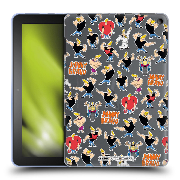 Johnny Bravo Graphics Pattern Soft Gel Case for Amazon Fire HD 8/Fire HD 8 Plus 2020