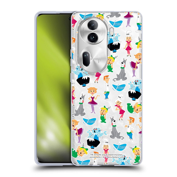 The Jetsons Graphics Pattern Soft Gel Case for OPPO Reno11 Pro