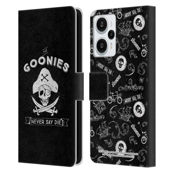The Goonies Graphics Logo Leather Book Wallet Case Cover For Xiaomi Redmi Note 12T