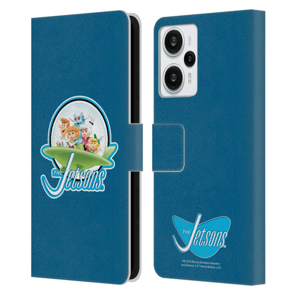 The Jetsons Graphics Logo Leather Book Wallet Case Cover For Xiaomi Redmi Note 12T