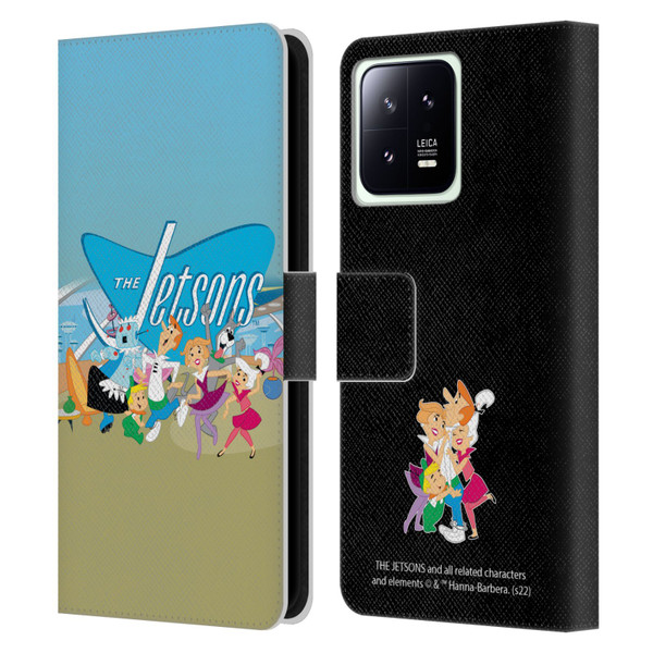 The Jetsons Graphics Group Leather Book Wallet Case Cover For Xiaomi 13 5G