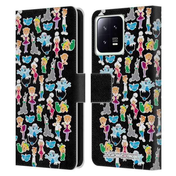 The Jetsons Graphics Pattern Leather Book Wallet Case Cover For Xiaomi 13 5G
