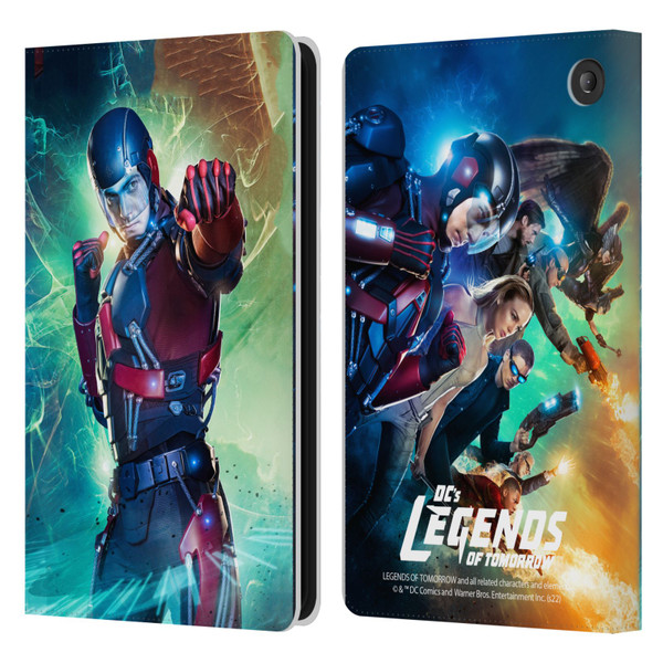 Legends Of Tomorrow Graphics Atom Leather Book Wallet Case Cover For Amazon Fire 7 2022