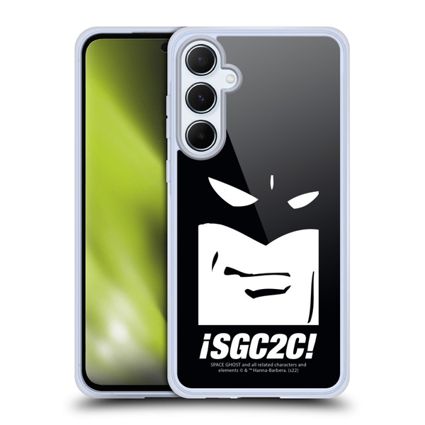 Space Ghost Coast to Coast Graphics Space Ghost Soft Gel Case for Samsung Galaxy A55 5G