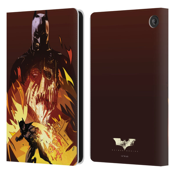 Batman Begins Graphics Scarecrow Leather Book Wallet Case Cover For Amazon Fire 7 2022