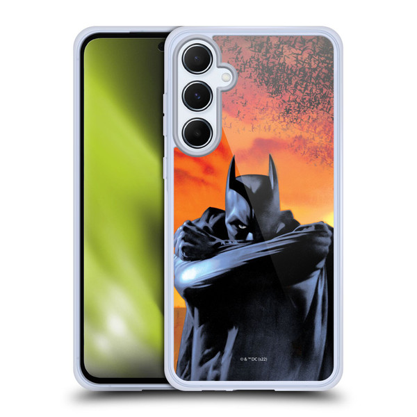 Batman Begins Graphics Character Soft Gel Case for Samsung Galaxy A55 5G