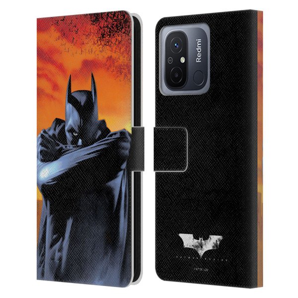 Batman Begins Graphics Character Leather Book Wallet Case Cover For Xiaomi Redmi 12C