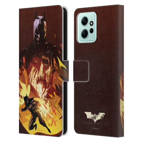 Batman Begins Graphics Scarecrow Leather Book Wallet Case Cover For Xiaomi Redmi 12