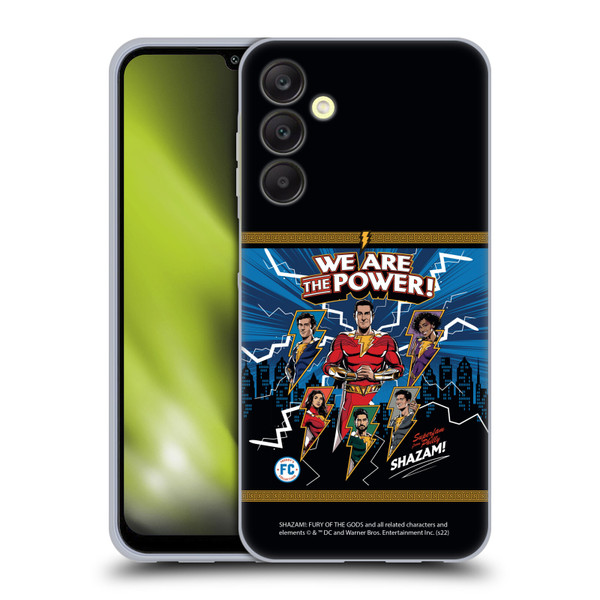 Shazam!: Fury Of The Gods Graphics Character Art Soft Gel Case for Samsung Galaxy A25 5G