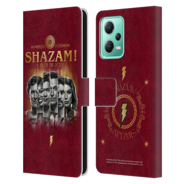 Shazam!: Fury Of The Gods Graphics Poster Leather Book Wallet Case Cover For Xiaomi Redmi Note 12 5G