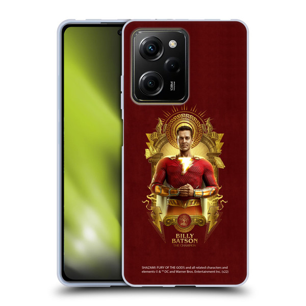 Shazam!: Fury Of The Gods Graphics Billy Soft Gel Case for Xiaomi Redmi Note 12 Pro 5G