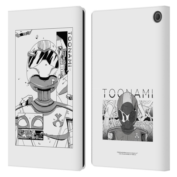 Toonami Graphics Comic Leather Book Wallet Case Cover For Amazon Fire Max 11 2023