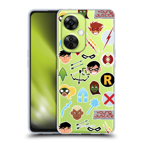 Young Justice Graphics Icons Soft Gel Case for OnePlus Nord CE 3 Lite 5G