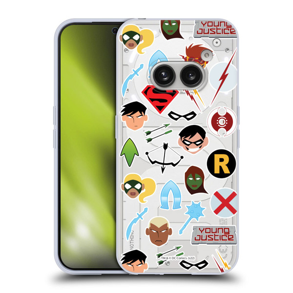 Young Justice Graphics Icons Soft Gel Case for Nothing Phone (2a)