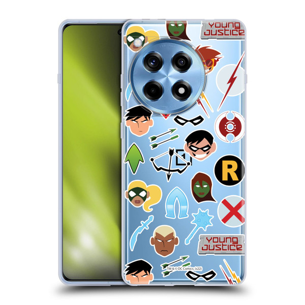 Young Justice Graphics Icons Soft Gel Case for OnePlus 12R