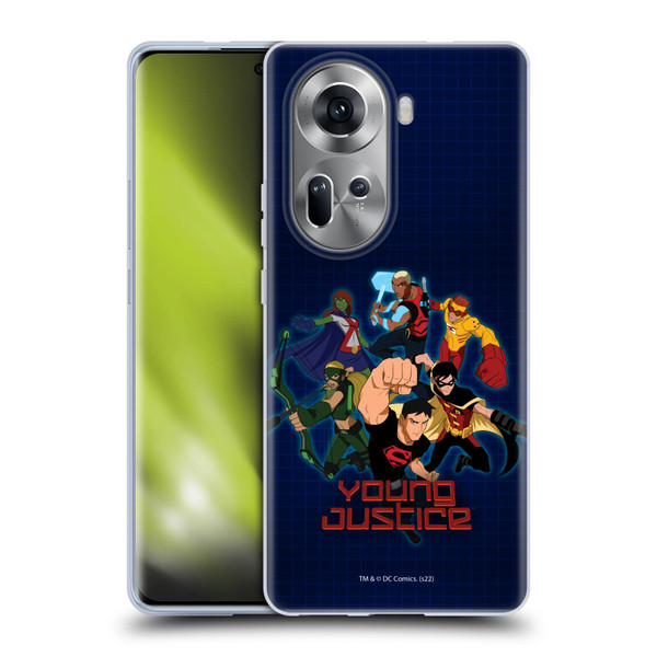 Young Justice Graphics Group Soft Gel Case for OPPO Reno11