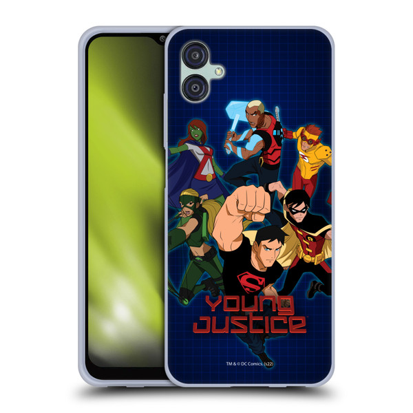 Young Justice Graphics Group Soft Gel Case for Samsung Galaxy M04 5G / A04e