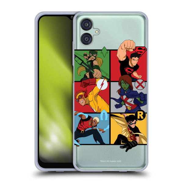 Young Justice Graphics Character Art Soft Gel Case for Samsung Galaxy M04 5G / A04e