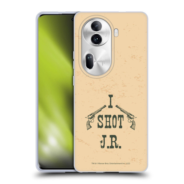 Dallas: Television Series Graphics Typography Soft Gel Case for OPPO Reno11 Pro