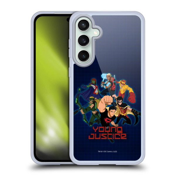 Young Justice Graphics Group Soft Gel Case for Samsung Galaxy S23 FE 5G