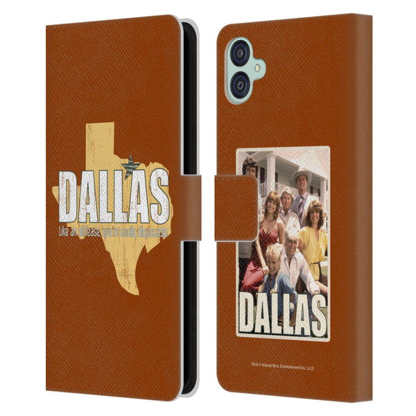 Dallas: Television Series Graphics Quote Leather Book Wallet Case Cover For Samsung Galaxy M04 5G / A04e