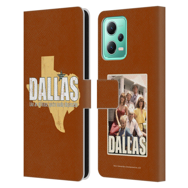 Dallas: Television Series Graphics Quote Leather Book Wallet Case Cover For Xiaomi Redmi Note 12 5G