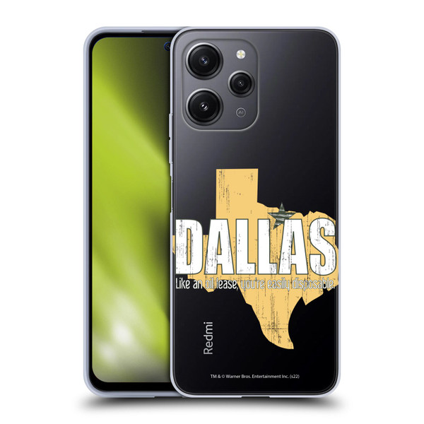 Dallas: Television Series Graphics Quote Soft Gel Case for Xiaomi Redmi 12