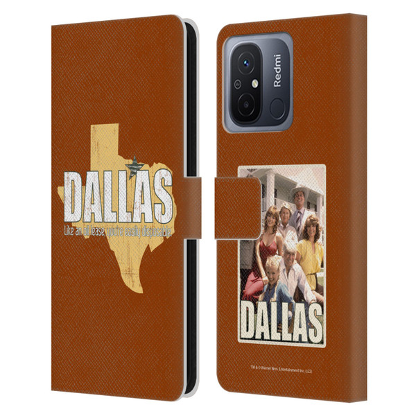 Dallas: Television Series Graphics Quote Leather Book Wallet Case Cover For Xiaomi Redmi 12C