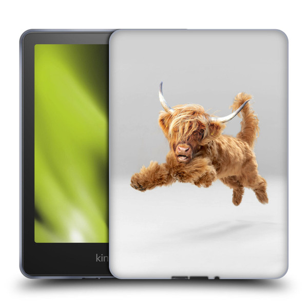 Pixelmated Animals Surreal Pets Highland Pup Soft Gel Case for Amazon Kindle Paperwhite 5 (2021)