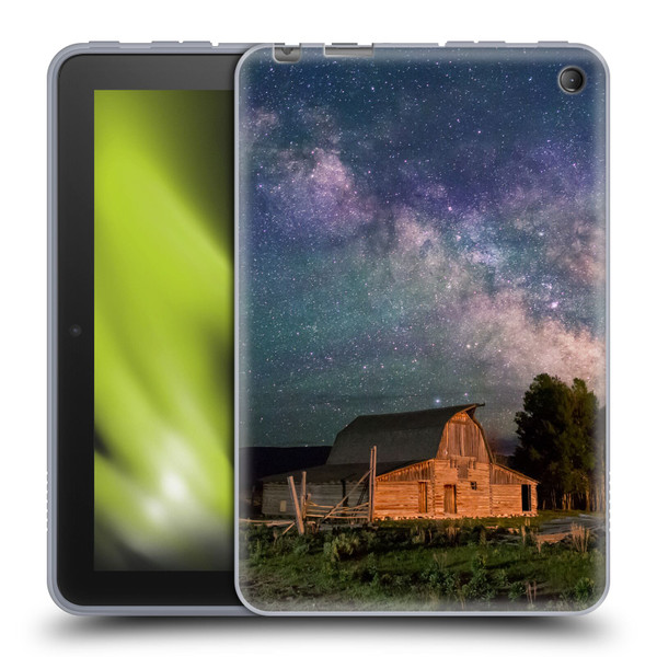 Royce Bair Nightscapes Grand Teton Barn Soft Gel Case for Amazon Fire 7 2022