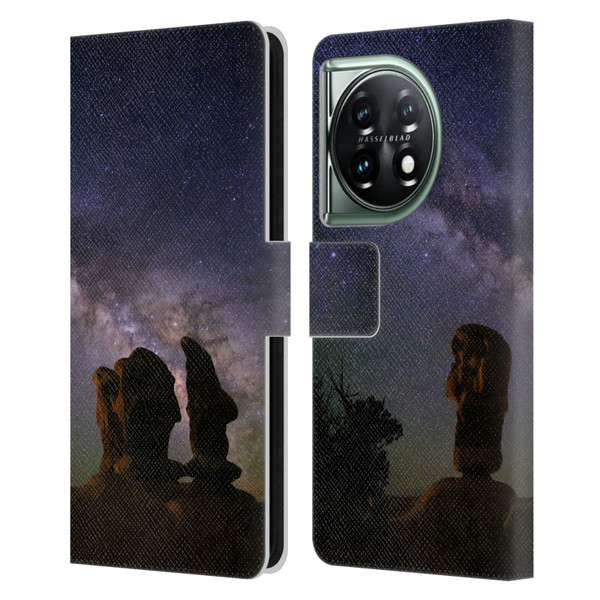Royce Bair Nightscapes Devil's Garden Hoodoos Leather Book Wallet Case Cover For OnePlus 11 5G