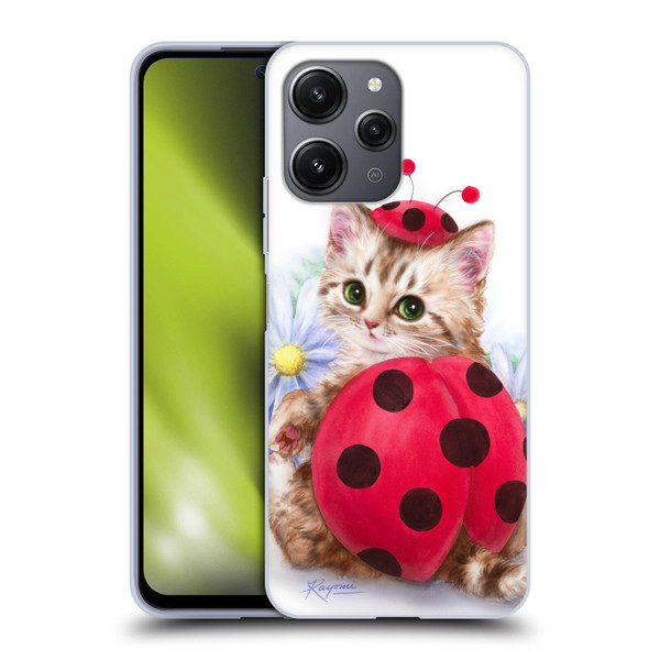 Kayomi Harai Animals And Fantasy Kitten Cat Lady Bug Soft Gel Case for Xiaomi Redmi 12
