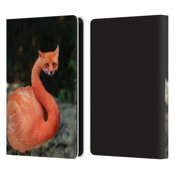 Pixelmated Animals Surreal Wildlife Foxmingo Leather Book Wallet Case Cover For Amazon Kindle Paperwhite 5 (2021)