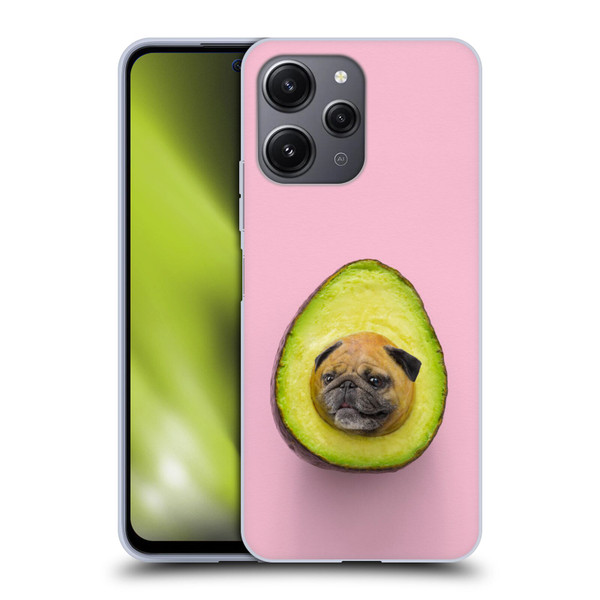 Pixelmated Animals Surreal Pets Pugacado Soft Gel Case for Xiaomi Redmi 12