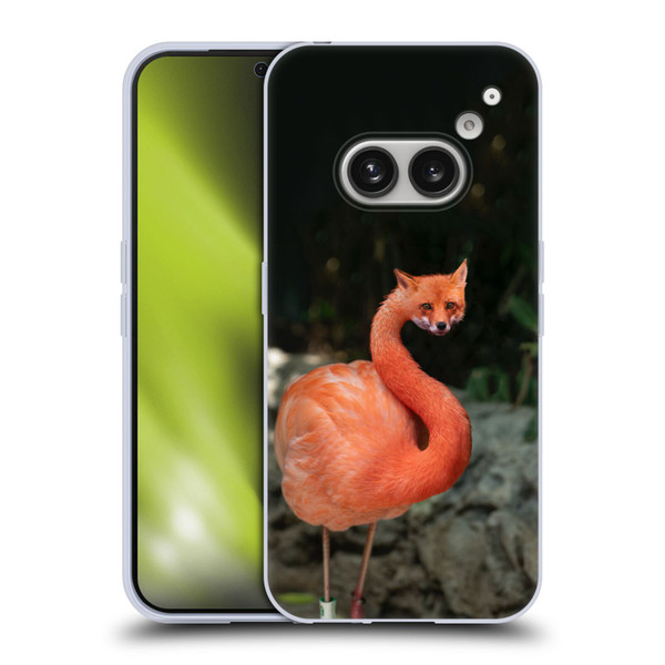 Pixelmated Animals Surreal Wildlife Foxmingo Soft Gel Case for Nothing Phone (2a)