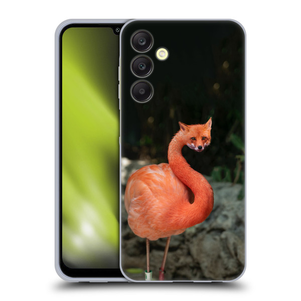Pixelmated Animals Surreal Wildlife Foxmingo Soft Gel Case for Samsung Galaxy A25 5G