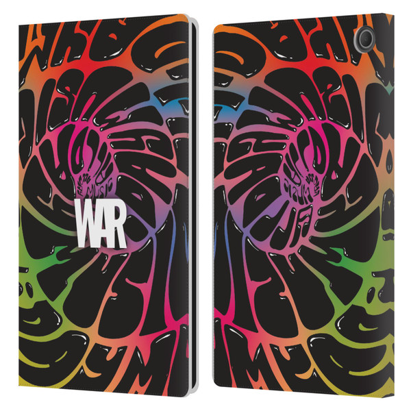 War Graphics All Day Colorful Leather Book Wallet Case Cover For Amazon Fire Max 11 2023